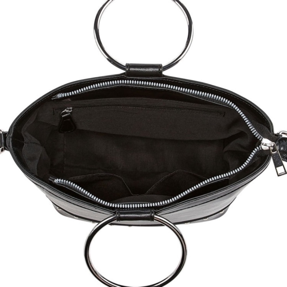 NWT Bold Element Ring Handle Studded Crossbody Bag - Picture 3 of 5